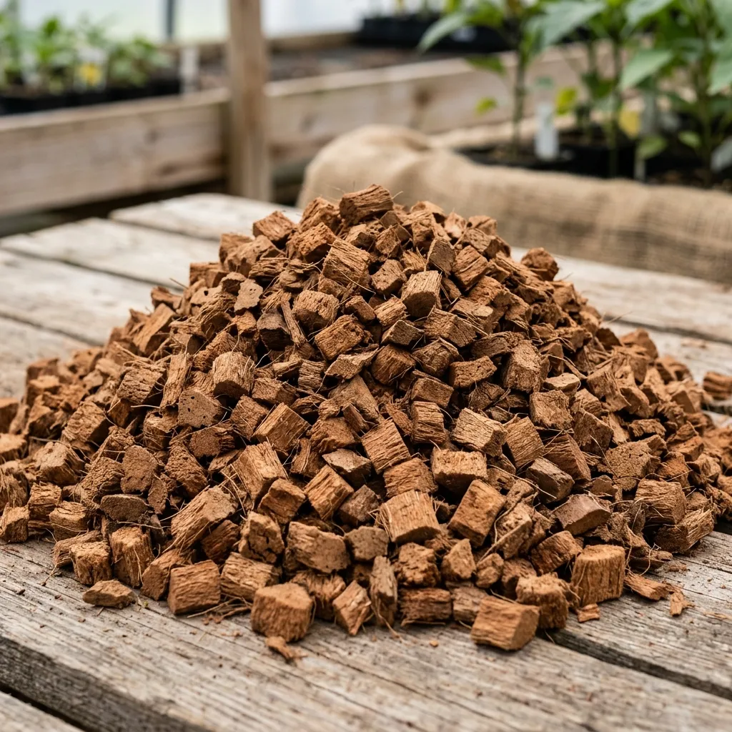 Sustainable Coco Coir Chips for Gardening