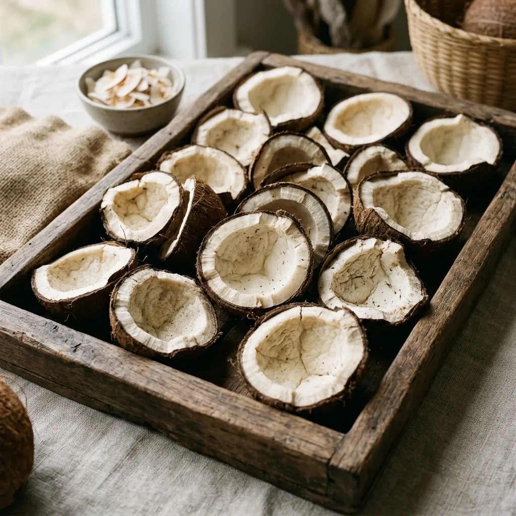 Sun-Dried Premium Organic Copra Halves