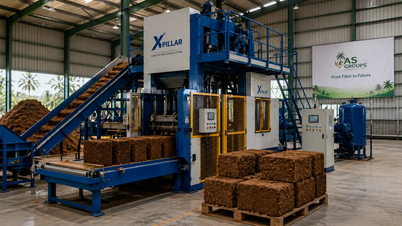 X Pillar machine